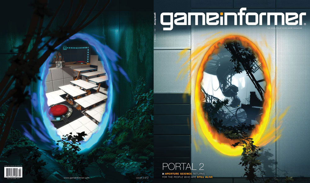 Portal 2 Game Informer Cover