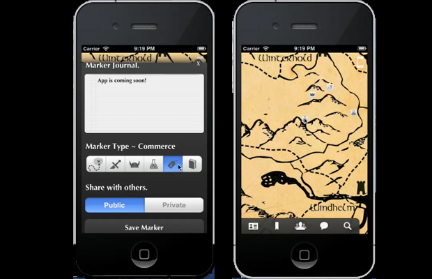 Skyrim iOS Map App