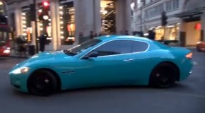Sweet: Maserati Granturismo In ‘Al-Thani’ Turquoise