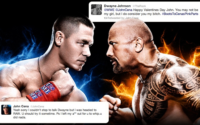 John Cena and The Rock Twitter War