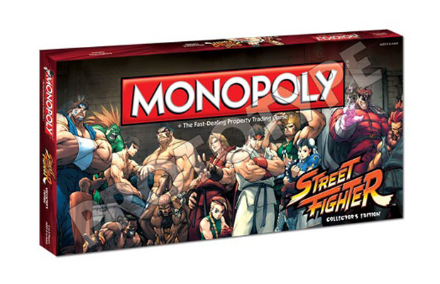 Street Fighter Monopoly to be released around 25th Anniversay of fighting series.