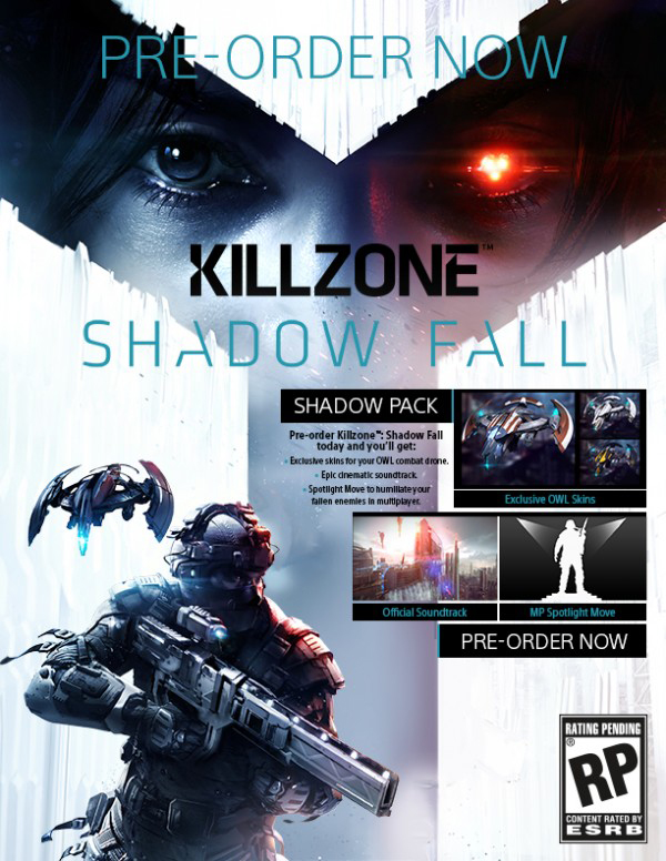 Killzone Shadow Fall PS4 Bonus