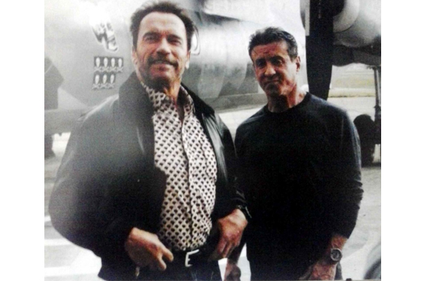 Expendables 3 Stallone and Schwarzenegger