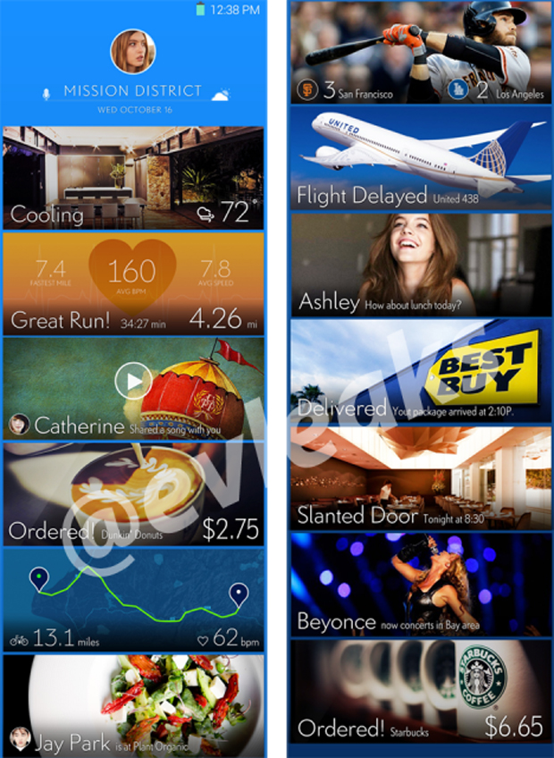 Galaxy S5 home screen