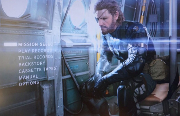 Metal Gear Solid V menu