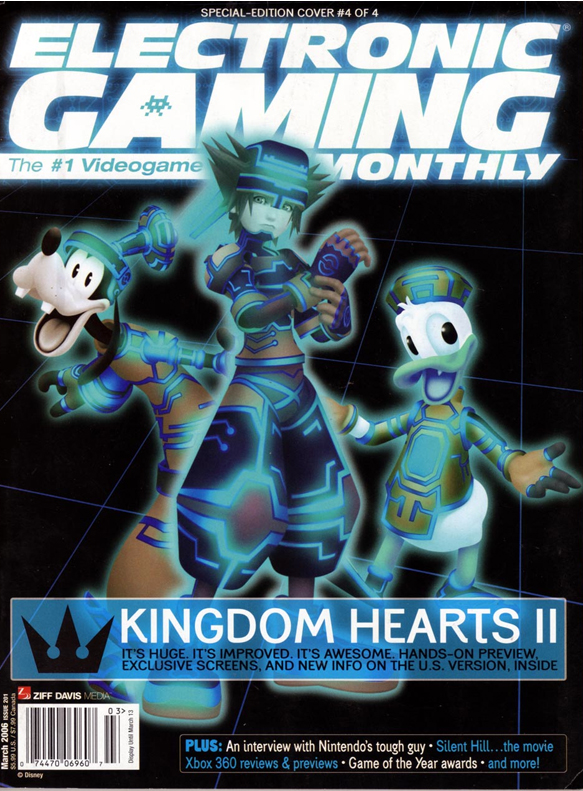 EGM Kingdom Hearts II Cover