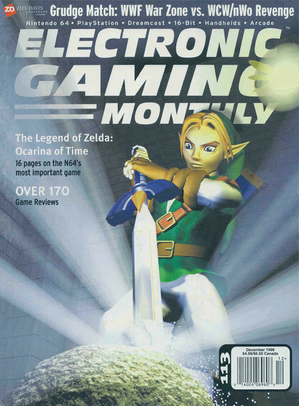 EGM Legend of Zelda Orcarina of Time Cover