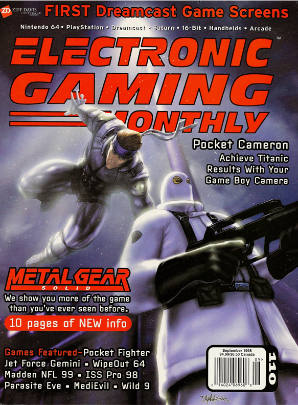 EGM Metal Gear Solid Cover
