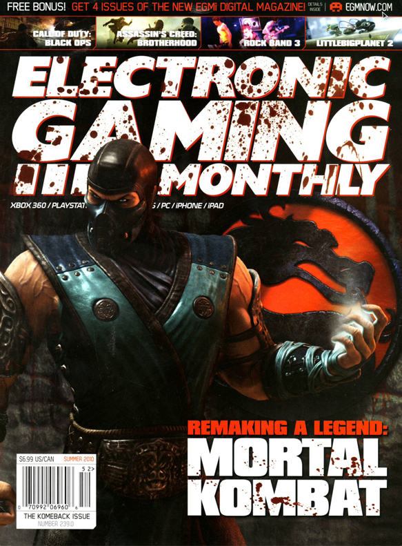 EGM Mortal Kombat 2010 Cover