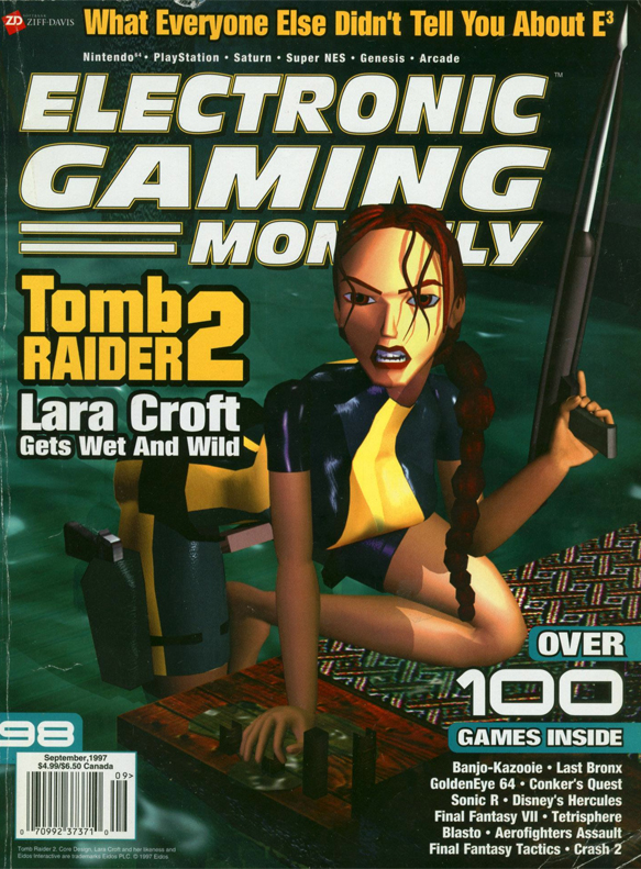 EGM Tomb Raider 2 Cover