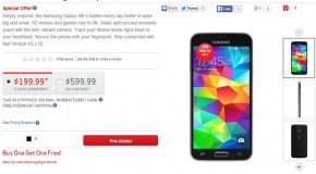 Verizon Taking Samsung Galaxy S5 Pre-Orders & Offering BOGO Deal