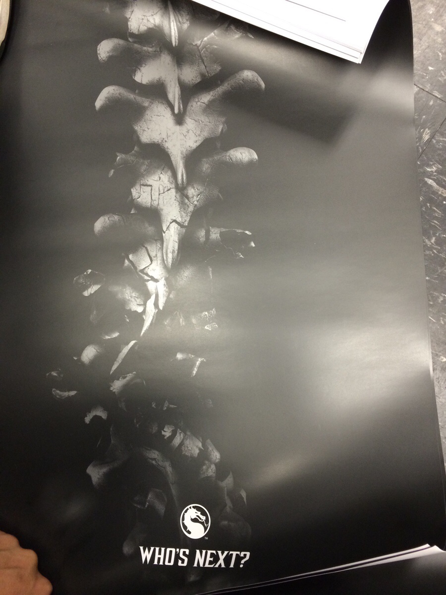 Mortal Kombat Spine Poster